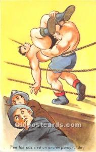 Cartoon Boxer Boxing Unused 