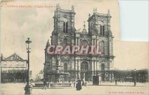 Old Postcard Vitry le Francois The Notre Dame