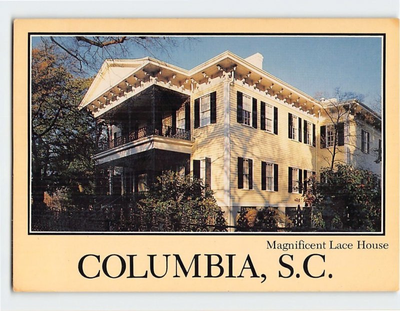 Postcard Magnificent Lace House, Columbia, South Carolina