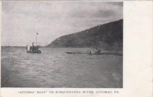 Accomac Boat On The Susquehanna River Accomac Pennsylvania