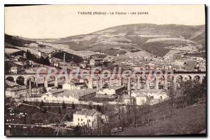 Old Postcard Tarare Viaduct Factories