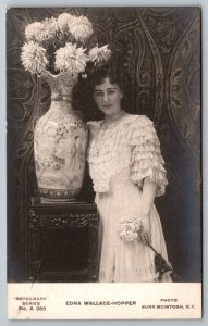 RPPC  Stage Actress  Edna Wallace-Hopper   Postcard