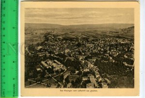 414797 GERMANY Bad Kissingen air view poster card