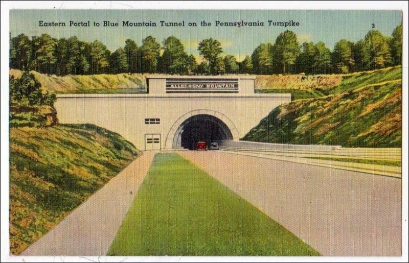 Eastern Portal to Blue Mt Tunnel, Pennsylvania Turnpike PA