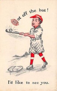  Artist Cobb Shinn, Base Ball Baseball Postcard