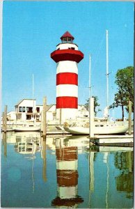 Postcard LIGHTHOUSE SCENE Hilton Head South Carolina SC AK7208