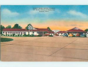 Unused Linen TARRY MORE COURT MOTEL & RESTAURANT Jackson Mississippi MS u7952