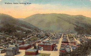 Wallace Idaho Panorama Looking West 1910c postcard