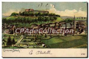 Old Postcard Gruss Aus Bitsch Citadel