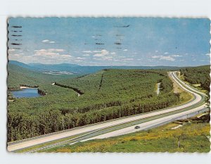 Postcard Looking East on the Sidling Hill tunnel, Pennsylvania Turnpike, PA