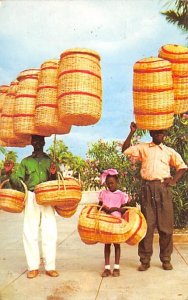 Basket Sellers Haiti 1961 no stamp 