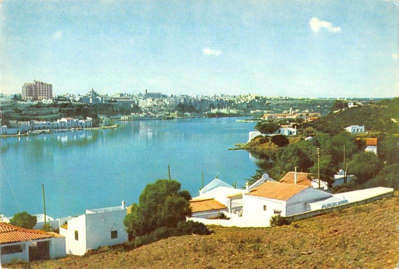 BR76998 mahon menorca vista de la ciudad y el puerto spain