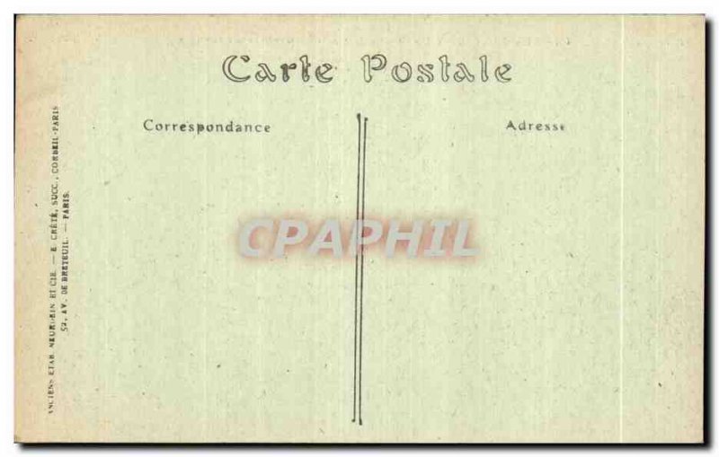 Old Postcard Tregastel sea Blow the Rocks Chasm