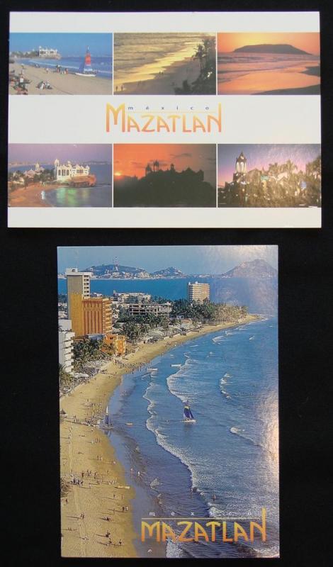 Mazatlan Mexico (2) Postcards Unused