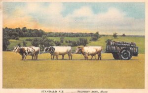 Rochester New York Standard Brewing Co Ox Team with Ale Vintage Postcard AA71327