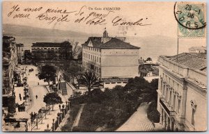 1906 Un Coin D'Ajaccio Consignment Shop Sarrola-Carcopino France Posted Postcard