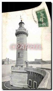 Old Postcard Marseille Lighthouse Joliette