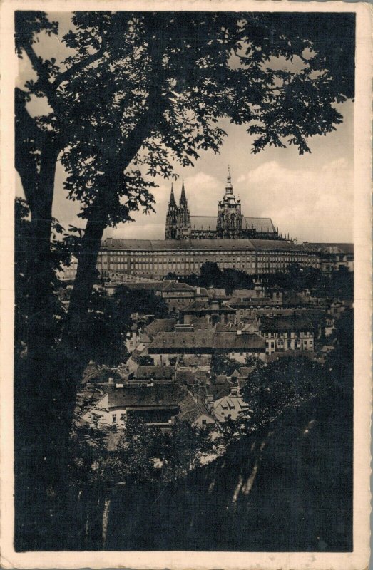 Czech Republic Prague Praha Hradcany Castle RPPC 06.88