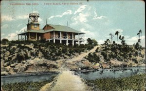 Guantanamo Bay Cuba Naval Station Target Range c1910 Vintage Postcard