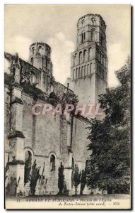 Old Postcard Abbey of Jumieges Ruins of the Church of Our Lady