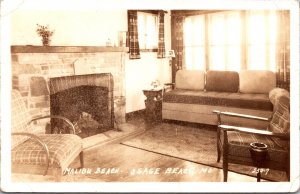 Real Photo Postcard Interior of Room Malibu Beach in Osage Beach, Missouri