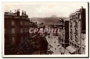 Old Postcard Clermont Ferrand Desaix Boulevard Theater Blatin the street and ...