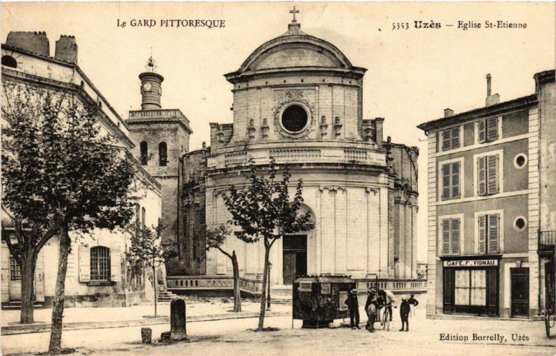 CPA Le Gard Pittoresque - UZES - Église St-Etienne (459273)