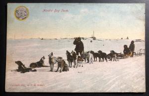 Mint Alaska USA Color Picture Postcard Eskimo Dog Team