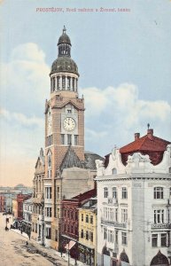 PROSTEJOV CZECH REPUBLIC~NOST RADNICE a ZIVNOST BANKA~1910s POSTCARD