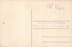 L149 Hungary 1923 Pecs Theater vintage postcard