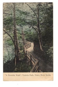 A Favorite Walk, Victoria Park, Truro, Nova Scotia, Used 1909