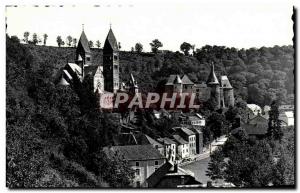 CPA Clervaux the Castle and the Luxembourg Church