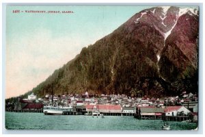 c1910 Waterfront Mountains Juneau Alaska AK Antique Vintage Unposted Postcard
