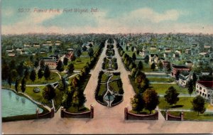 Postcard Forest Park in Fort Wayne, Indiana