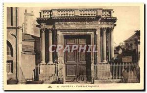 Old Postcard Poitiers Porte des Augustins