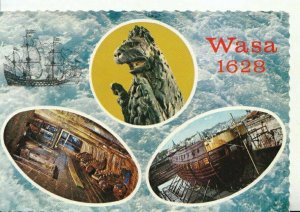 Historical Military Warship Postcard - The Wasa Museum, Stockholm, Sweden 14523A