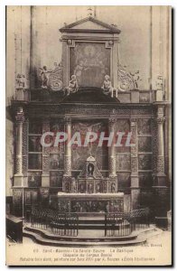 Old Postcard Saint-Maximin-la-Sainte-Baume Basilica Chapel of Corpus Christi