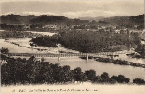 CPA PAU - La Valée du Gave et le Pont du Chemin de Fer (126500)