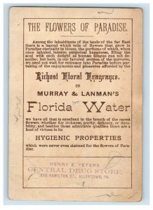 1880's Murray & Lanman Florida Water Perfume The Flowers Of Paradise P172