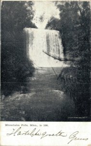 USA Minnehaha Falls Minnesota Vintage Postcard 07.83