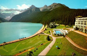 Canada Lake Louise Showing Grounds and Swimming Pool