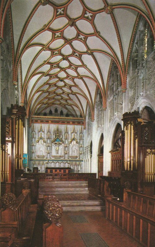 OTTERY ST MARY CHURCH, CHANCEL, Devon - Vintage POSTCARD