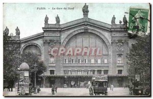 Old Postcard Paris's Gare du Nord