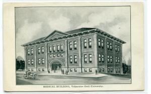 Medical School Hall Valparaiso University Indiana postcard