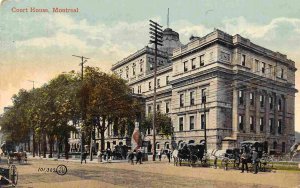 Court House Montreal Quebec Canada 1913 postcard