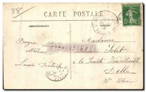 Old Postcard Saint Die War Rue de la Bolle and Cites STIEFFEL