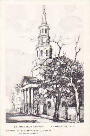 South Carolina Charleston St Michaels Church Artvue