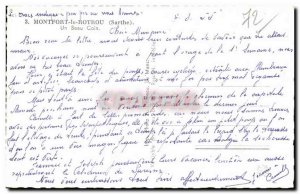 Old Postcard Montfort Rotrou the Sarthe