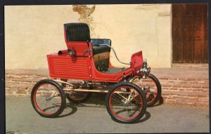 Classic Antique Car Postcard 1899 MOBILE 2 Cylinder Steam Engine - Chrome