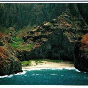 1979 Kauai, HI Napili Coast Secluded Beach Cove Majestic Cliff 4x6 IMPACT PC M18